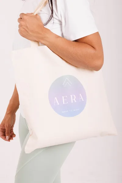 Ecobag de lona AERA, brinde de lançamento