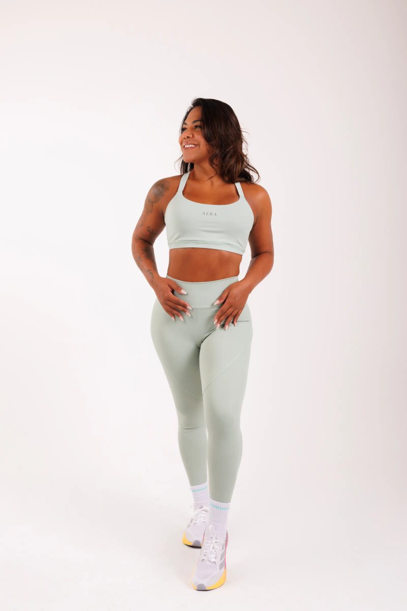 Ascent Legging na cor Verde-sálvia, foto 10